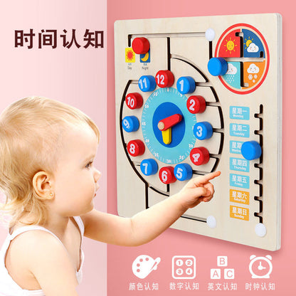 New Products Young Children's Intelligence Development Brain Intelligence Cognition Clock And Time Cognition Primary School Digital Clock Teaching Aware
